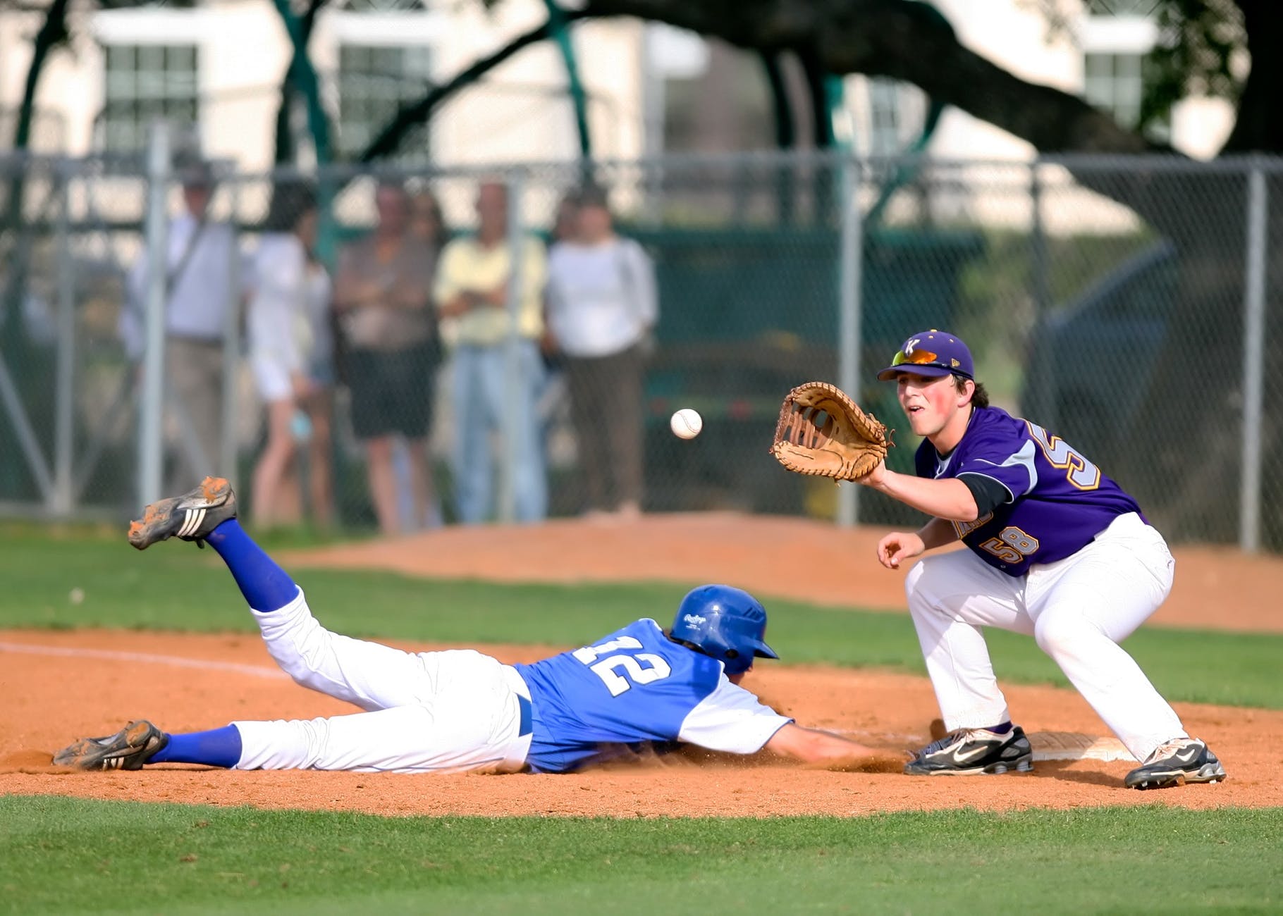 Baseball player using mental skills while in play.